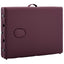 foldbart massagebord 3 zoner aluminium lilla