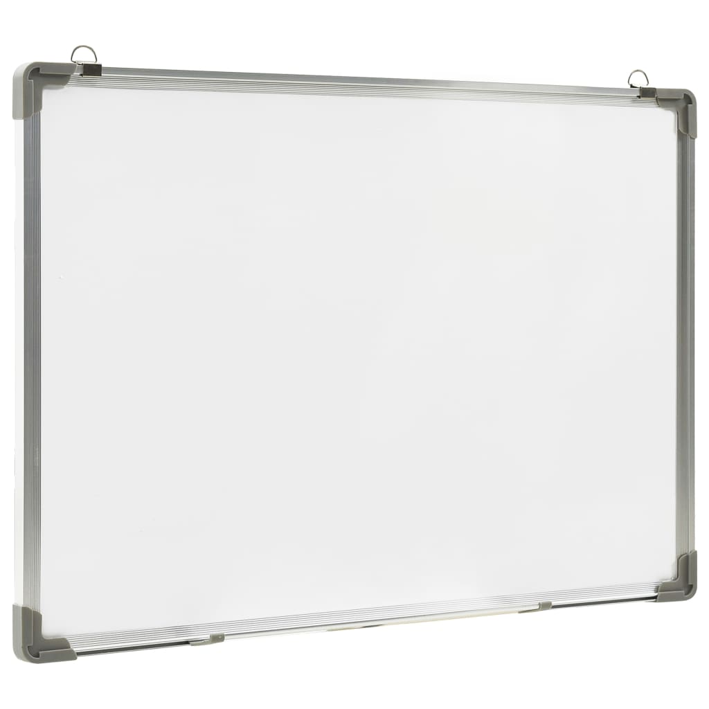 magnetisk whiteboard 90x60 cm stål hvid
