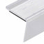 trappelister 5 stk. L-facon 100 cm aluminium sølvfarvet