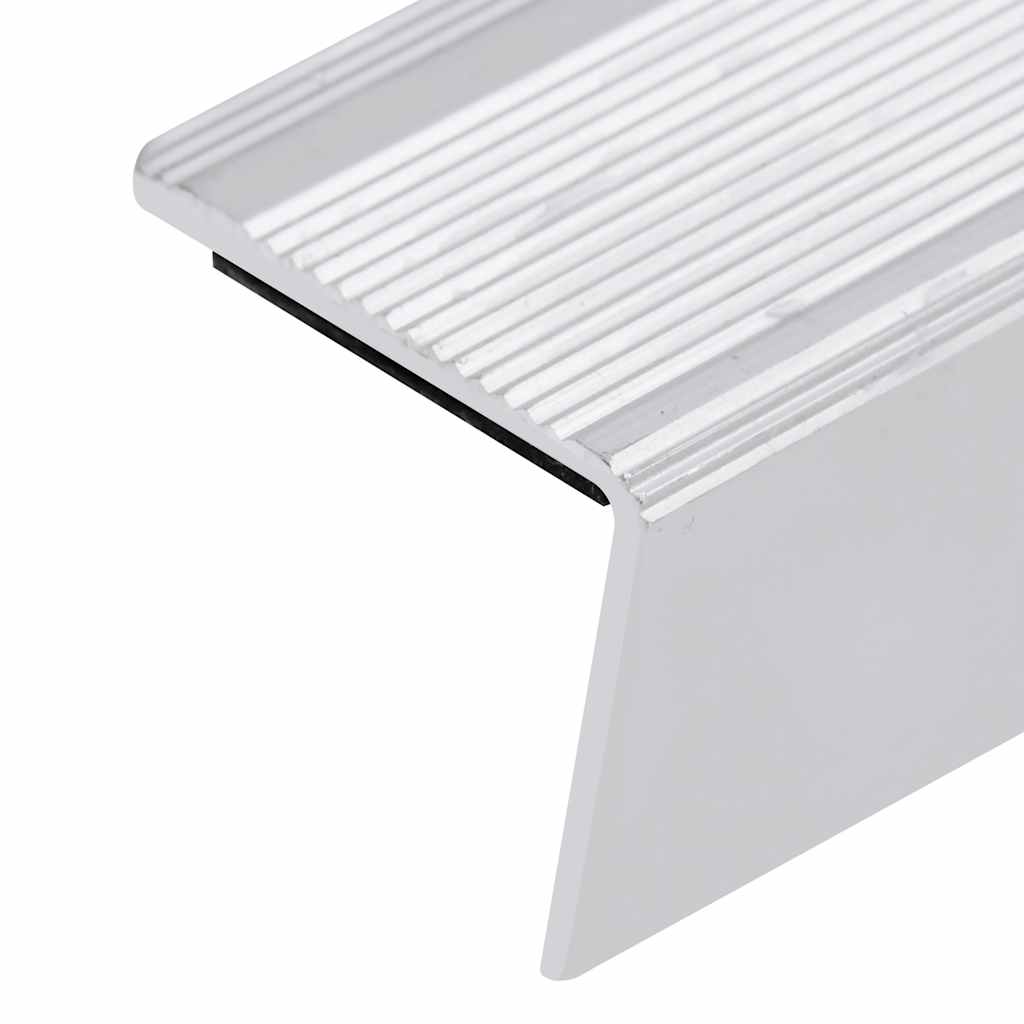 trappelister 5 stk. L-facon 100 cm aluminium sølvfarvet