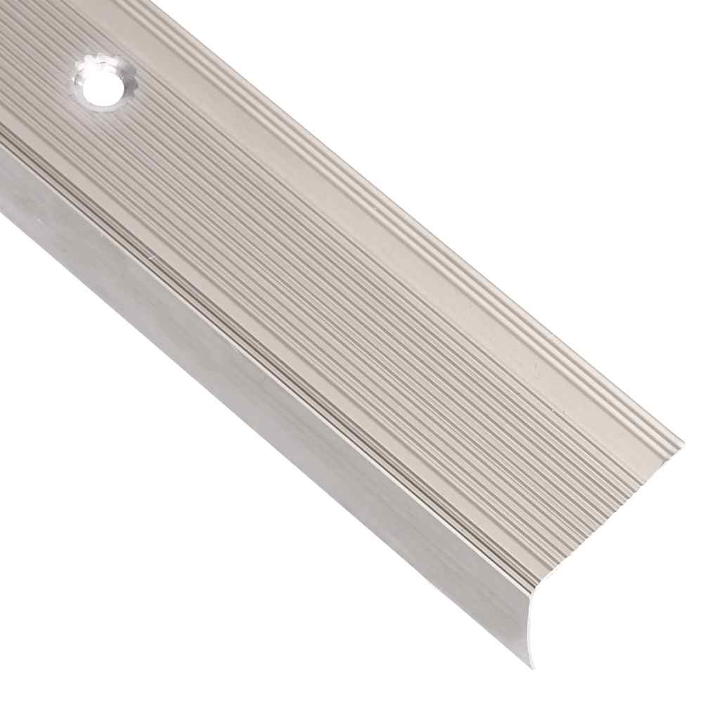 trappelister 15 stk. L-facon 100 cm aluminium champagnefarvet