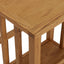 magasinstativ 45x35x55 cm massivt egetræ