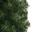 smalt kunstigt juletræ med juletræsfod 150 cm PVC grøn