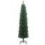 smalt kunstigt juletræ med juletræsfod 180 cm PVC grøn
