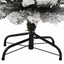 smalt kunstigt juletræ med sne 150 cm PVC grøn