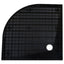 brusebakke SMC 90x90 cm sort