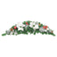 julebue med LED-lys grøn 90 cm PVC