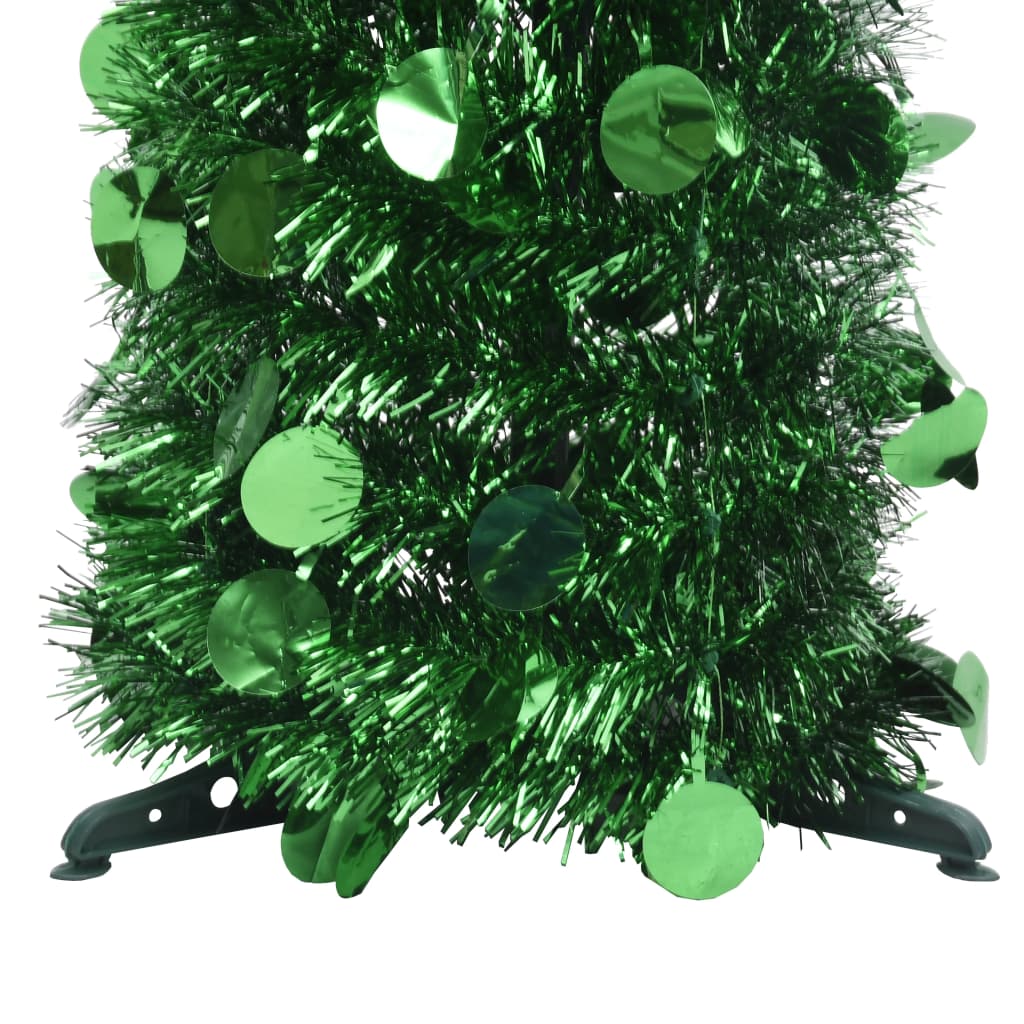 kunstigt pop op-juletræ 150 cm PET grøn