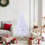 kunstigt juletræ med tykke grene 150 cm PVC hvid