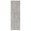 badeværelsesskab 30x30x95 cm konstrueret træ betongrå