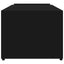 sofabord 90x45x35 cm konstrueret træ sort