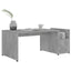 sofabord 90x45x35 cm konstrueret træ betongrå