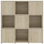 bogreol 90x30x90 cm konstrueret træ sonoma-eg
