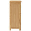 skab 45x32x85 cm massivt egetræ