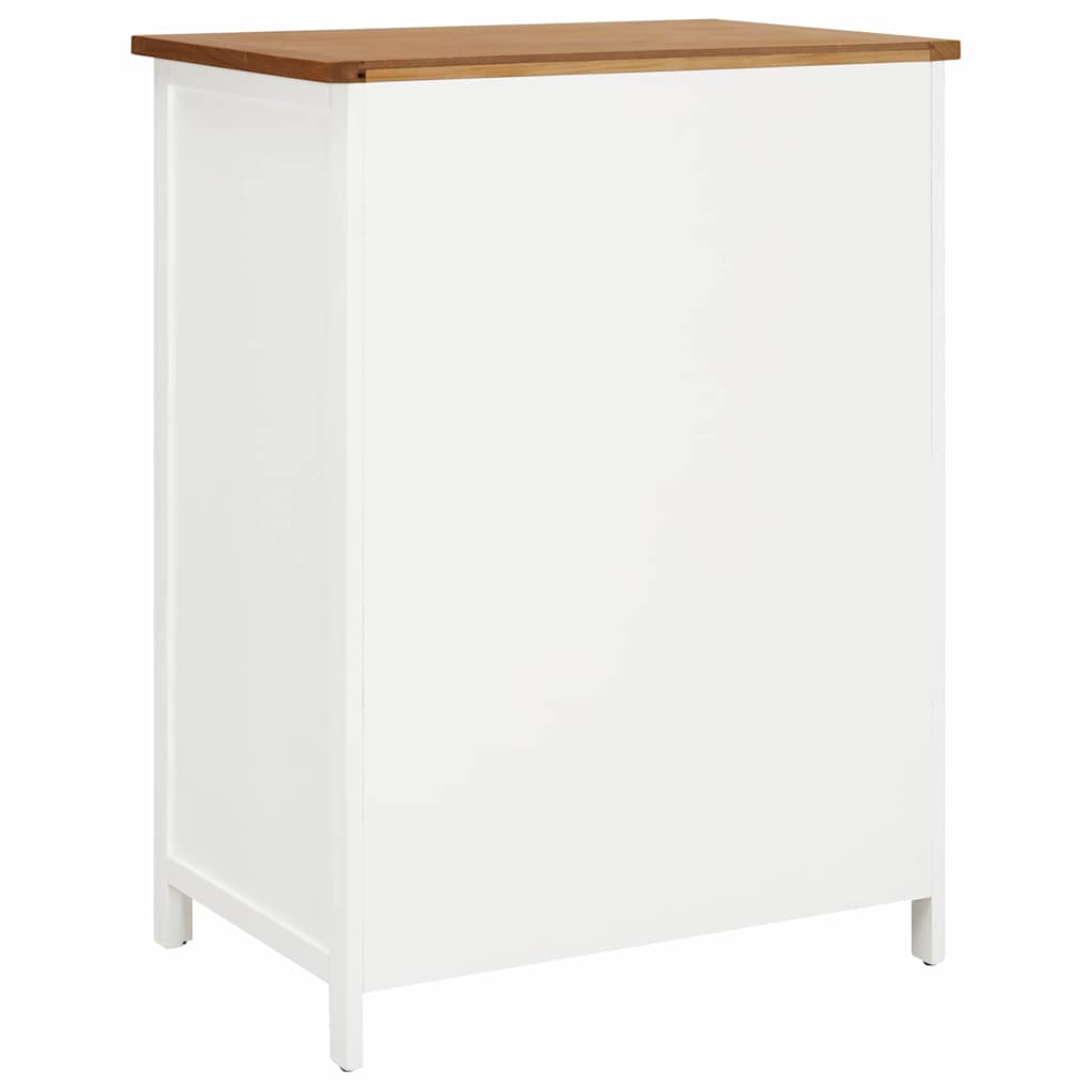 klædeskab 76x52x105 cm massivt egetræ