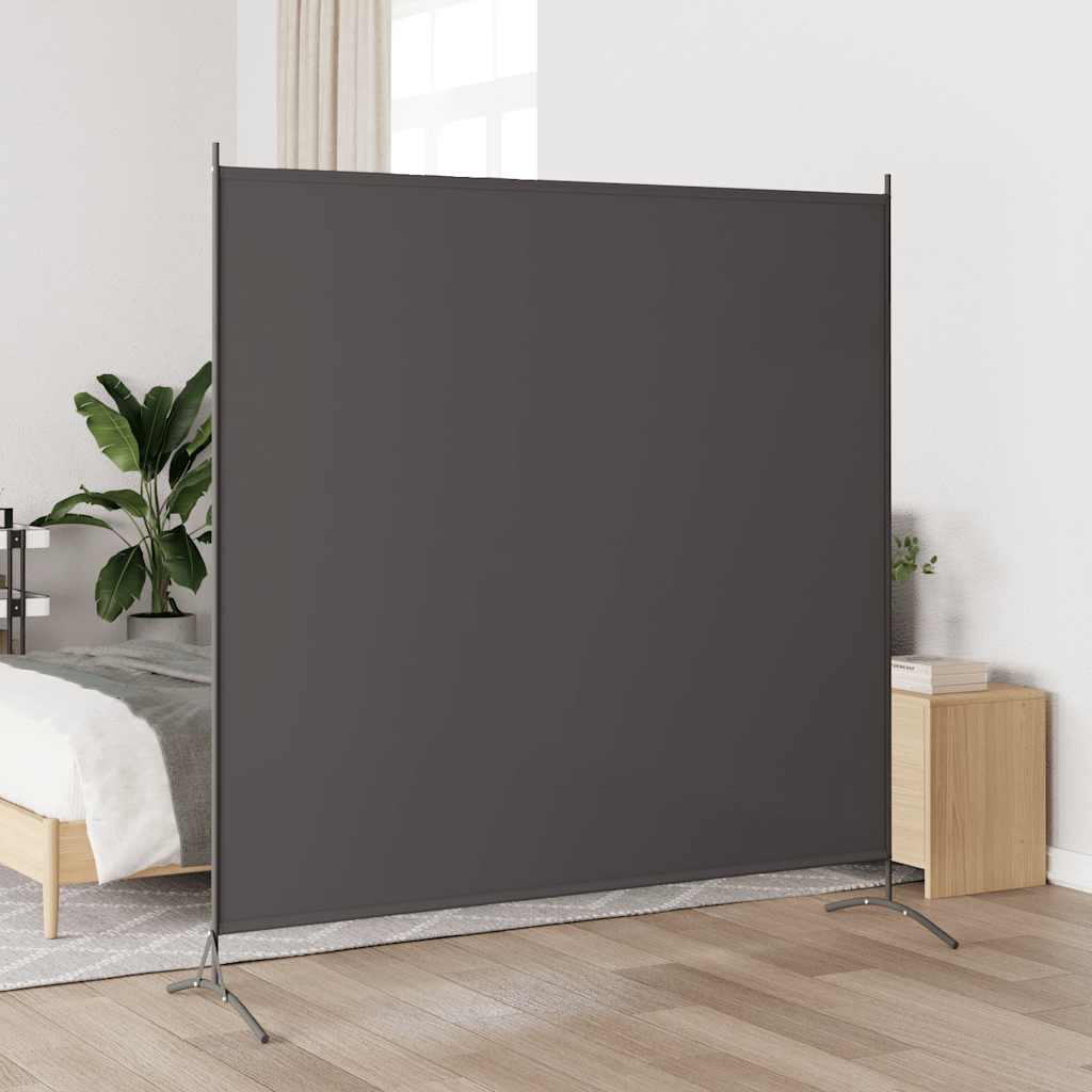 rumdeler 175x180 cm stof antracitgrå
