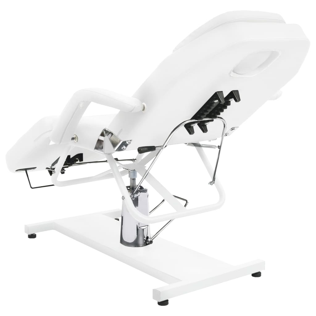 massagebord 180x62x(87-112) cm hvid