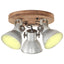 industriel loftlampe 25 W 42x27 cm E27 sølvfarvet