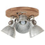 industriel loftlampe 25 W 42x27 cm E27 sølvfarvet