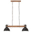 industriel hængelampe 25 W 109 cm E27 mat sort
