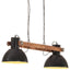 industriel hængelampe 25 W 109 cm E27 mat sort