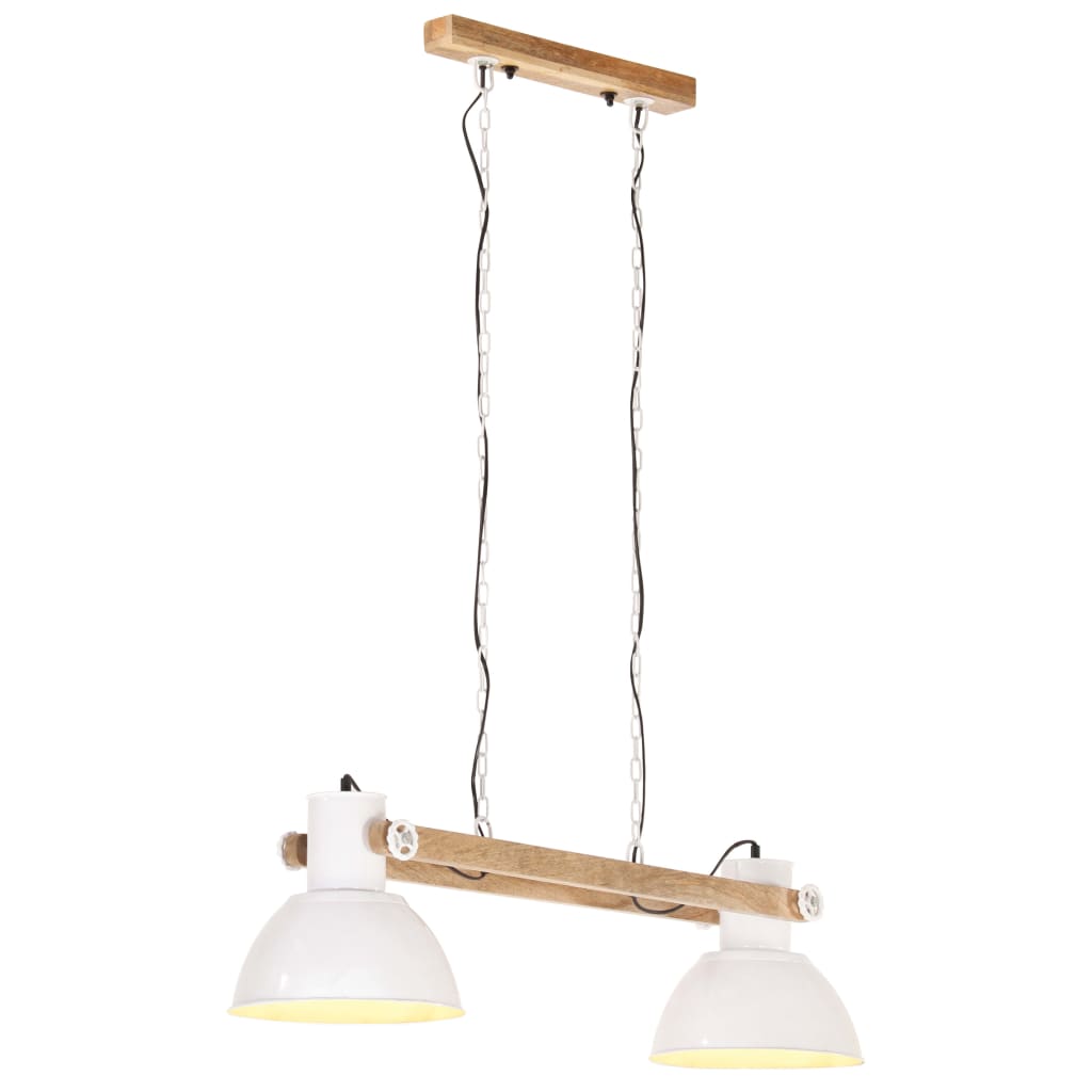 industriel hængelampe 25 W 109 cm E27 hvid billede
