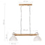 industriel hængelampe 25 W 109 cm E27 hvid