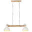 industriel hængelampe 25 W 109 cm E27 hvid