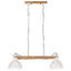 industriel hængelampe 25 W 109 cm E27 hvid