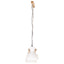 industriel hængelampe 25 W 109 cm E27 hvid