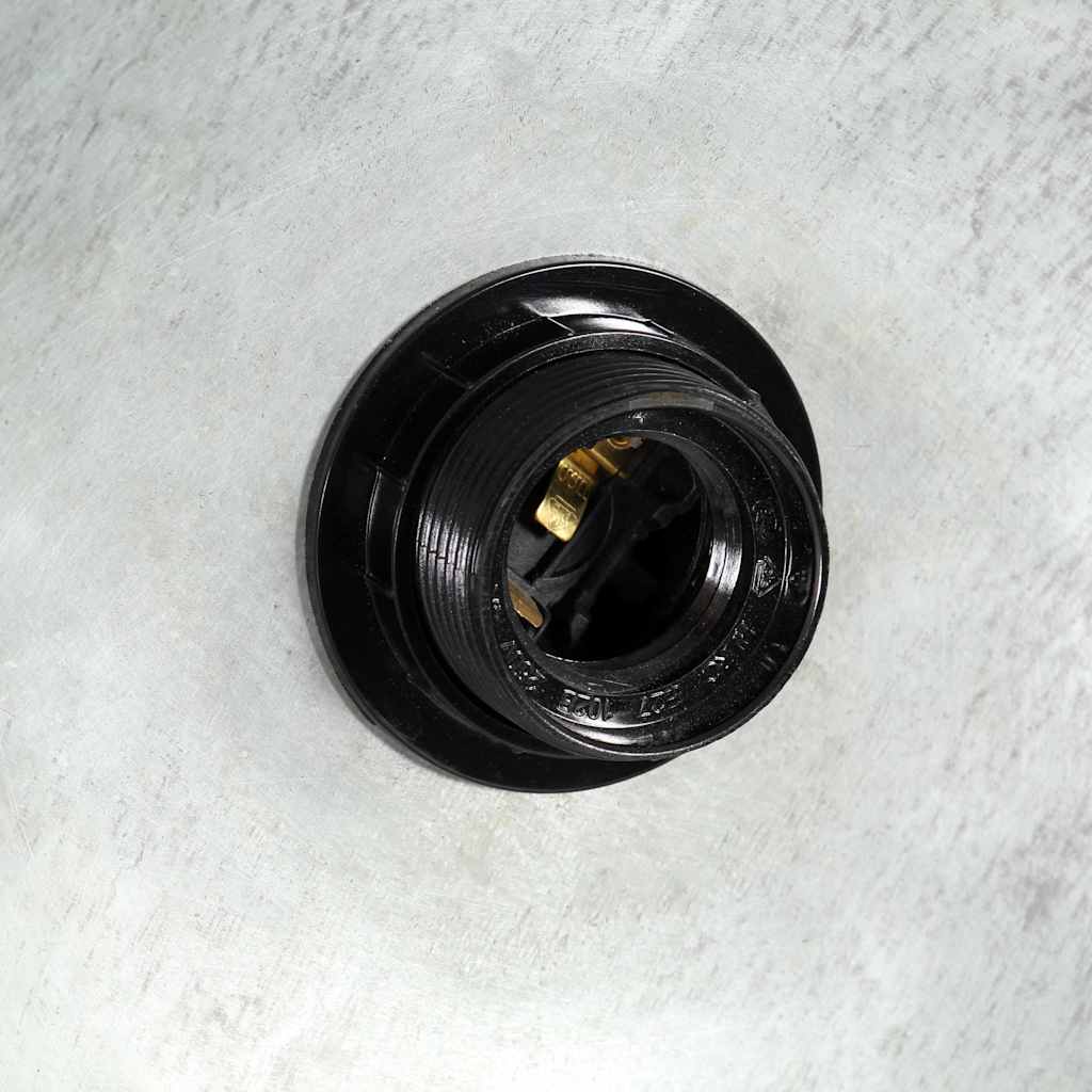 industriel hængelampe 25 W rund 40 cm E27 sølvfarvet