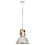 industriel hængelampe 25 W rund 30 cm E27 sølvfarvet
