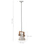 industriel hængelampe 25 W rund 19 cm E27 sølvfarvet