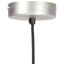 industriel hængelampe 25 W rund 19 cm E27 sølvfarvet