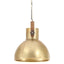 industriel hængelampe 25 W rund 40 cm E27 messingfarvet