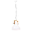 industriel hængelampe 25 W rund 40 cm E27 hvid