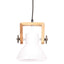 industriel hængelampe 25 W rund 19 cm E27 hvid