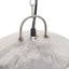 industriel vintage hængelampe 25 W rund 41 cm E27 sølvfarvet