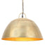 industriel vintage hængelampe 25W rund 41 cm E27 messingfarvet