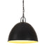 industriel hængelampe 25 W rund 31 cm E27 mat sort