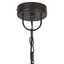 industriel hængelampe 25 W rund 31 cm E27 mat sort