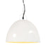 industriel vintage hængelampe 25 W rund 31 cm E27 hvid