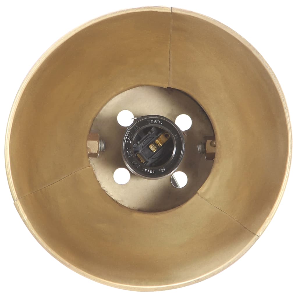 industriel skrivebordslampe 58x18x90 cm E27 rund messingfarvet