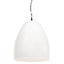 industriel hængelampe 25 W rund 42 cm E27 hvid