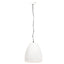 industriel hængelampe 25 W rund 42 cm E27 hvid