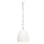 industriel hængelampe 25 W rund 42 cm E27 hvid