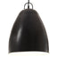 industriel hængelampe 25 W rund 32 cm E27 mat sort