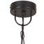 industriel hængelampe 25 W rund 32 cm E27 mat sort