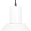 hængelampe 25 W rund 28,5 cm E27 hvid