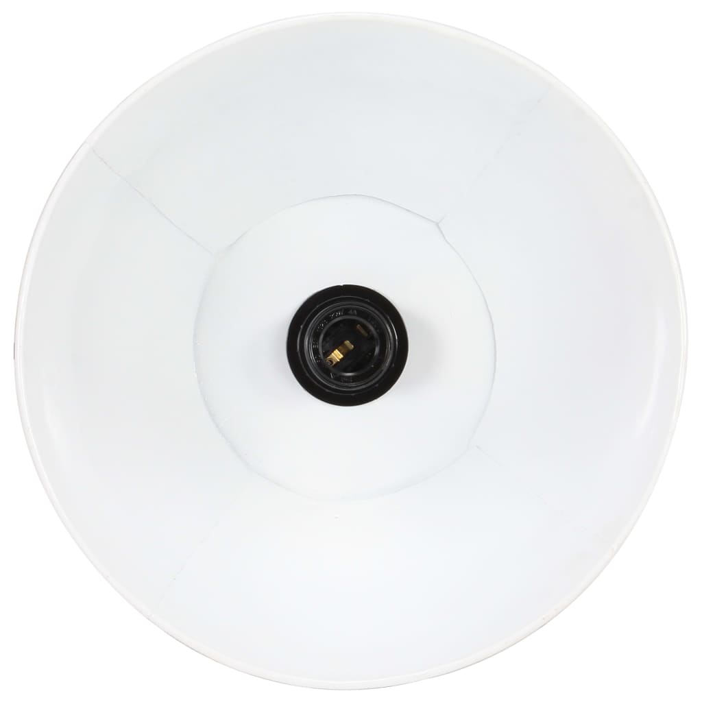 hængelampe 25 W rund 28,5 cm E27 hvid